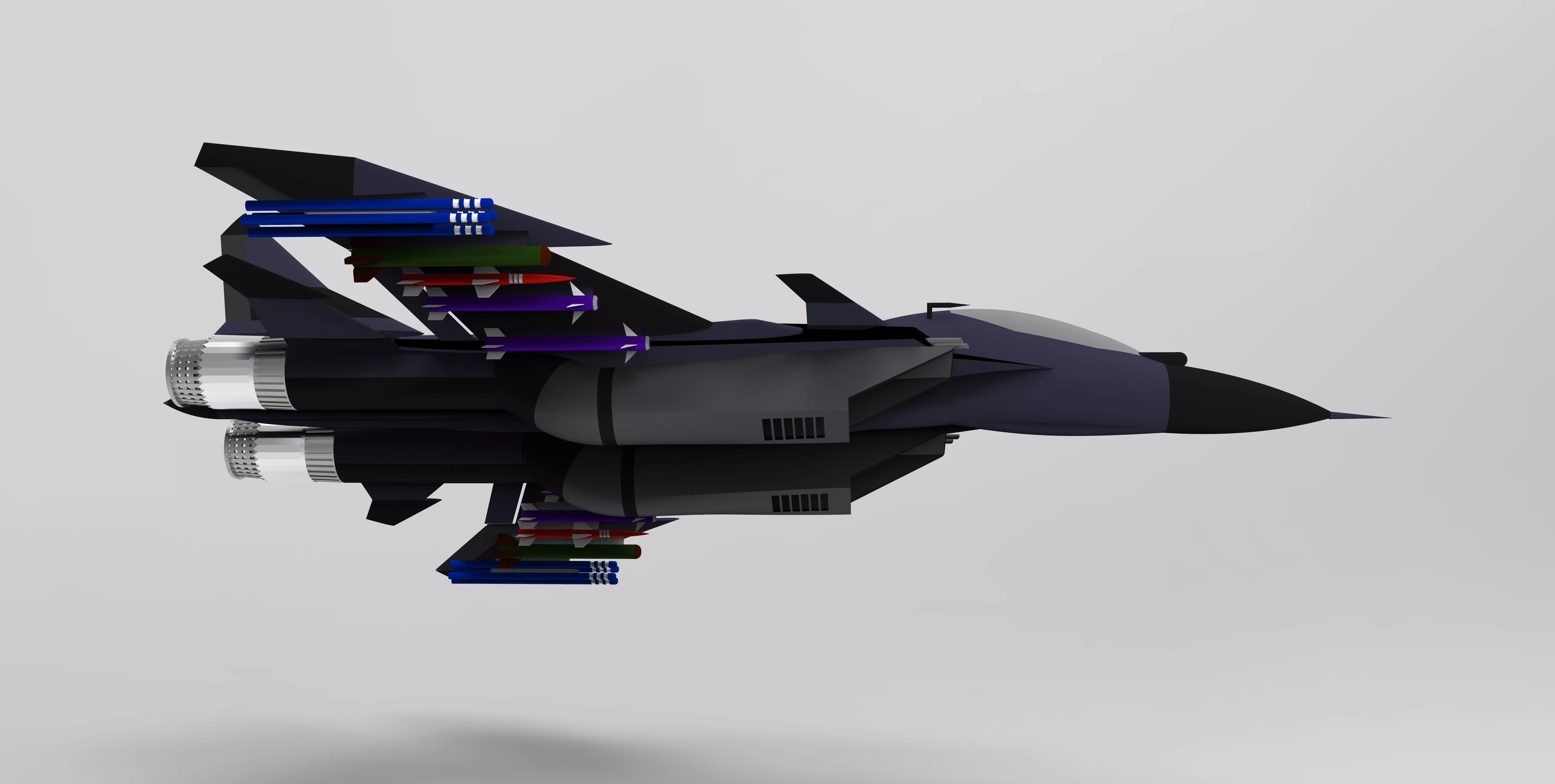 RL-48 Aircraft 3d model  3D model_3