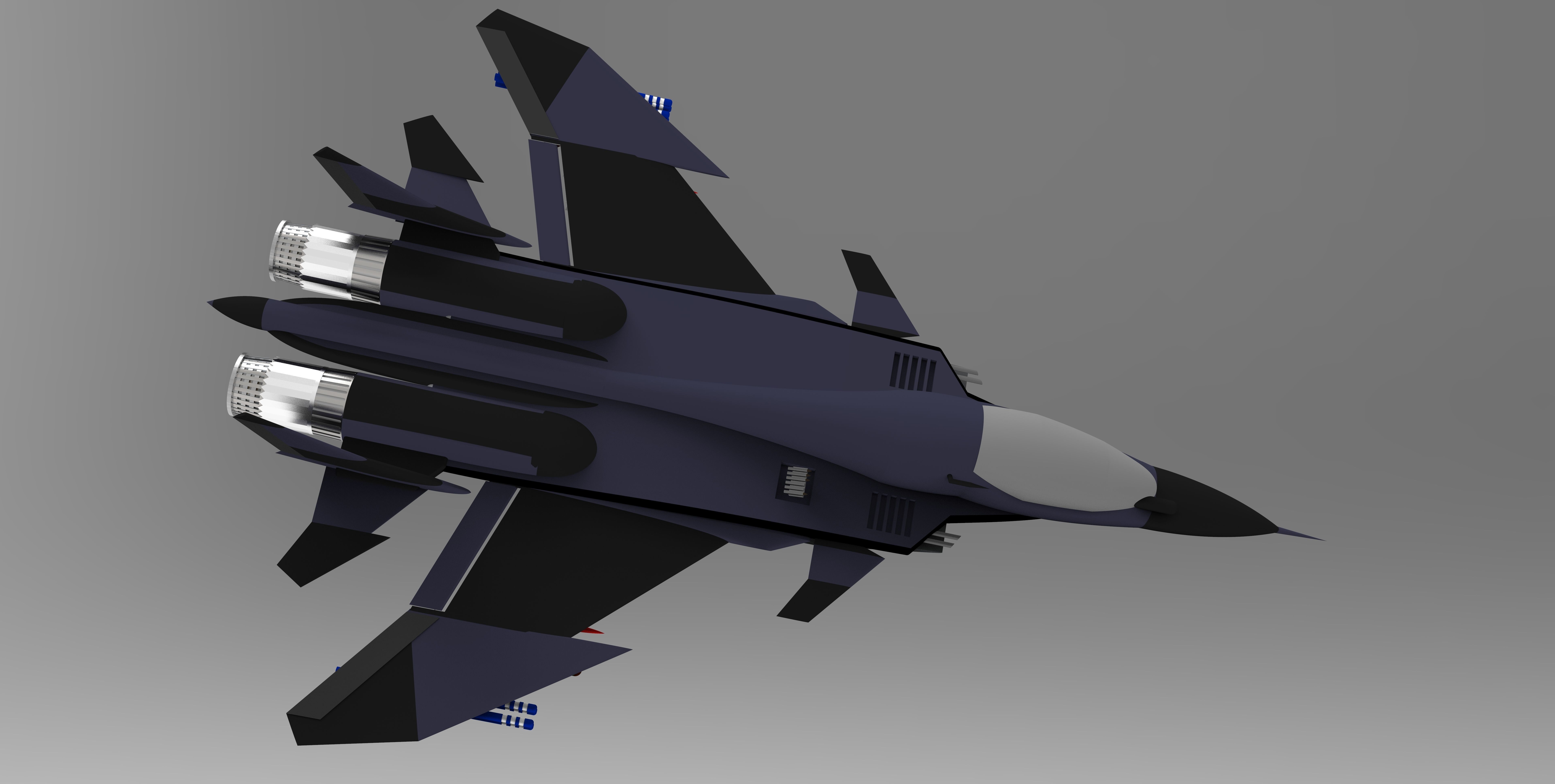 RL-48 Aircraft 3d model  3D model_6