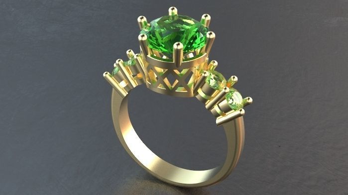 Soliter Ring  3D print model_2