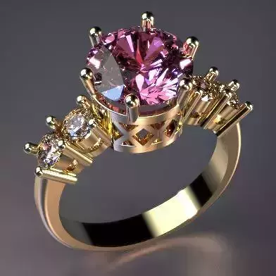 Soliter Ring  3D print model