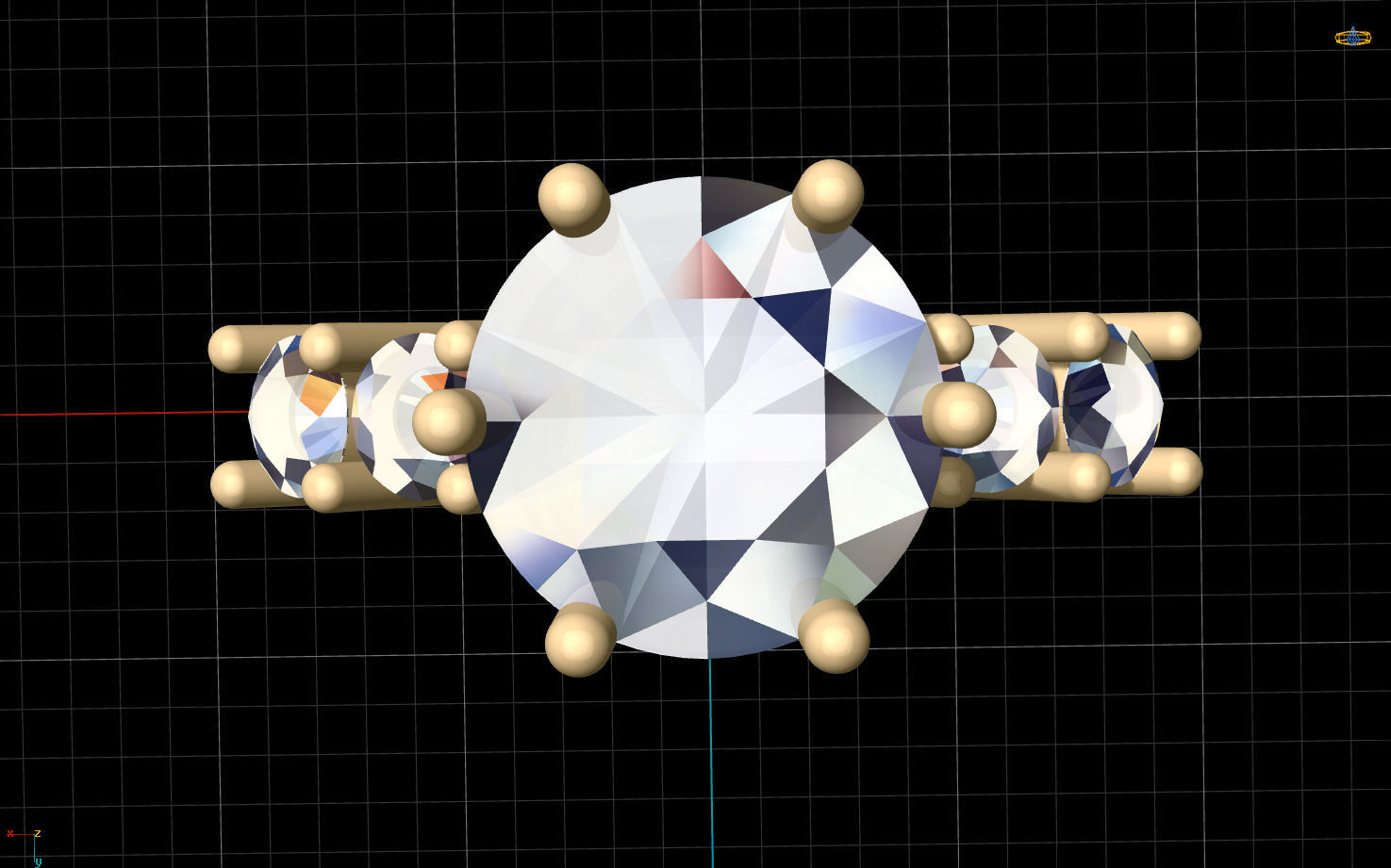 Soliter Ring  3D print model_9