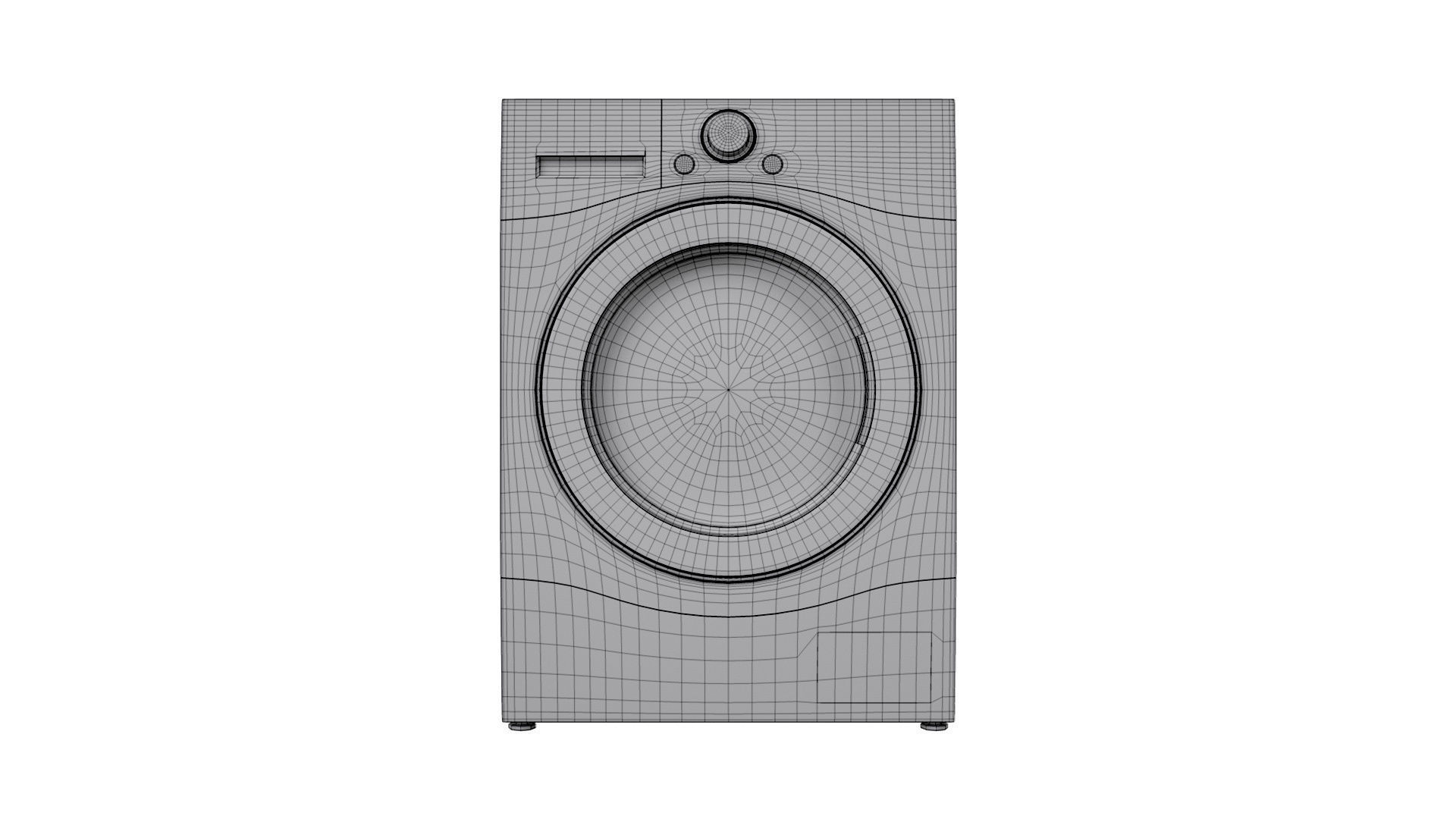 LG Washer 3D model_10