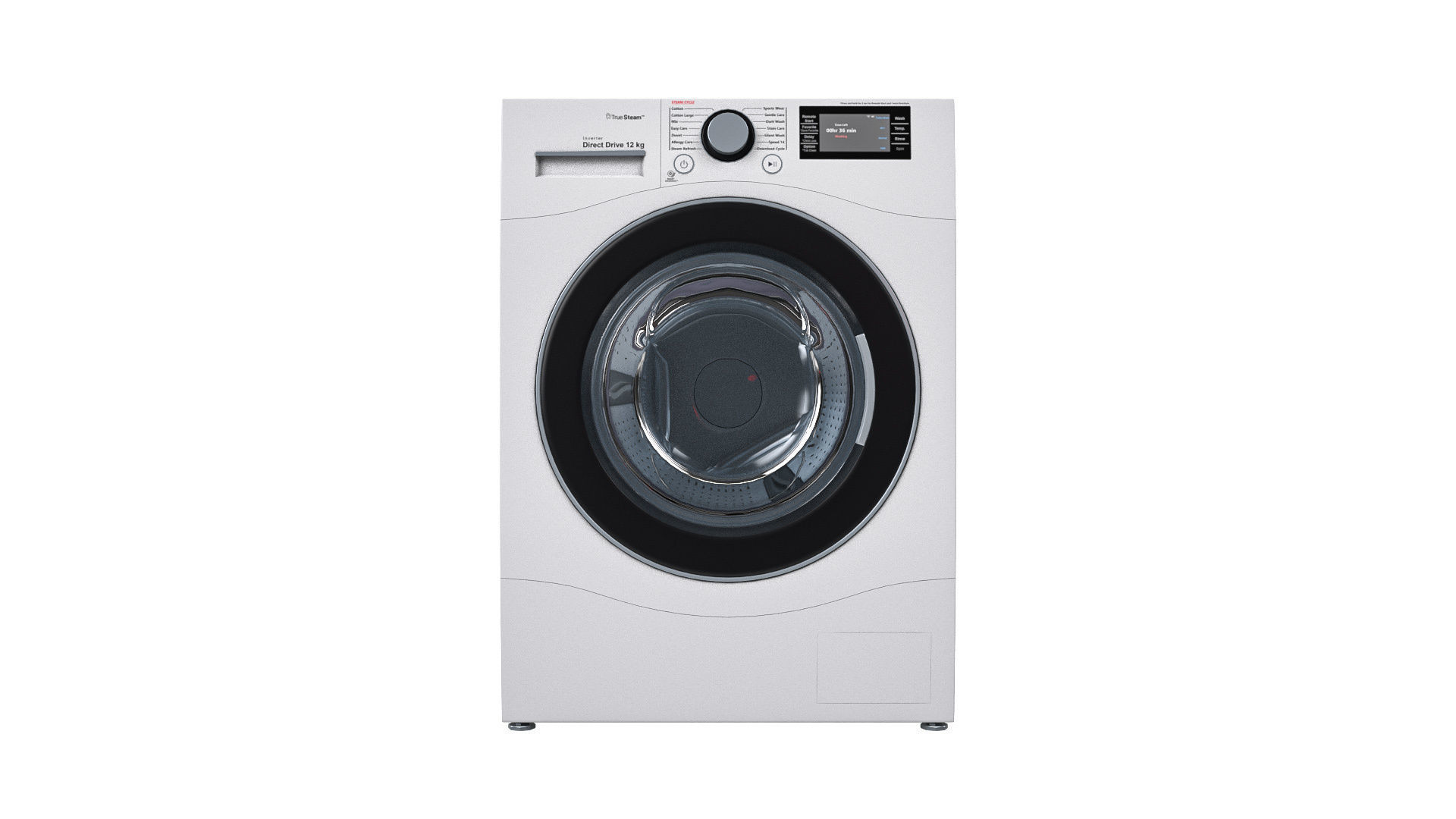 LG Washer 3D model_2