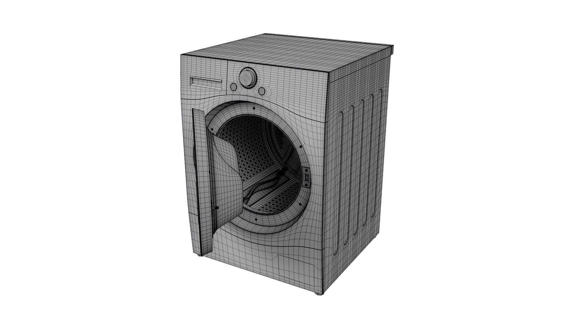 LG Washer 3D model_9