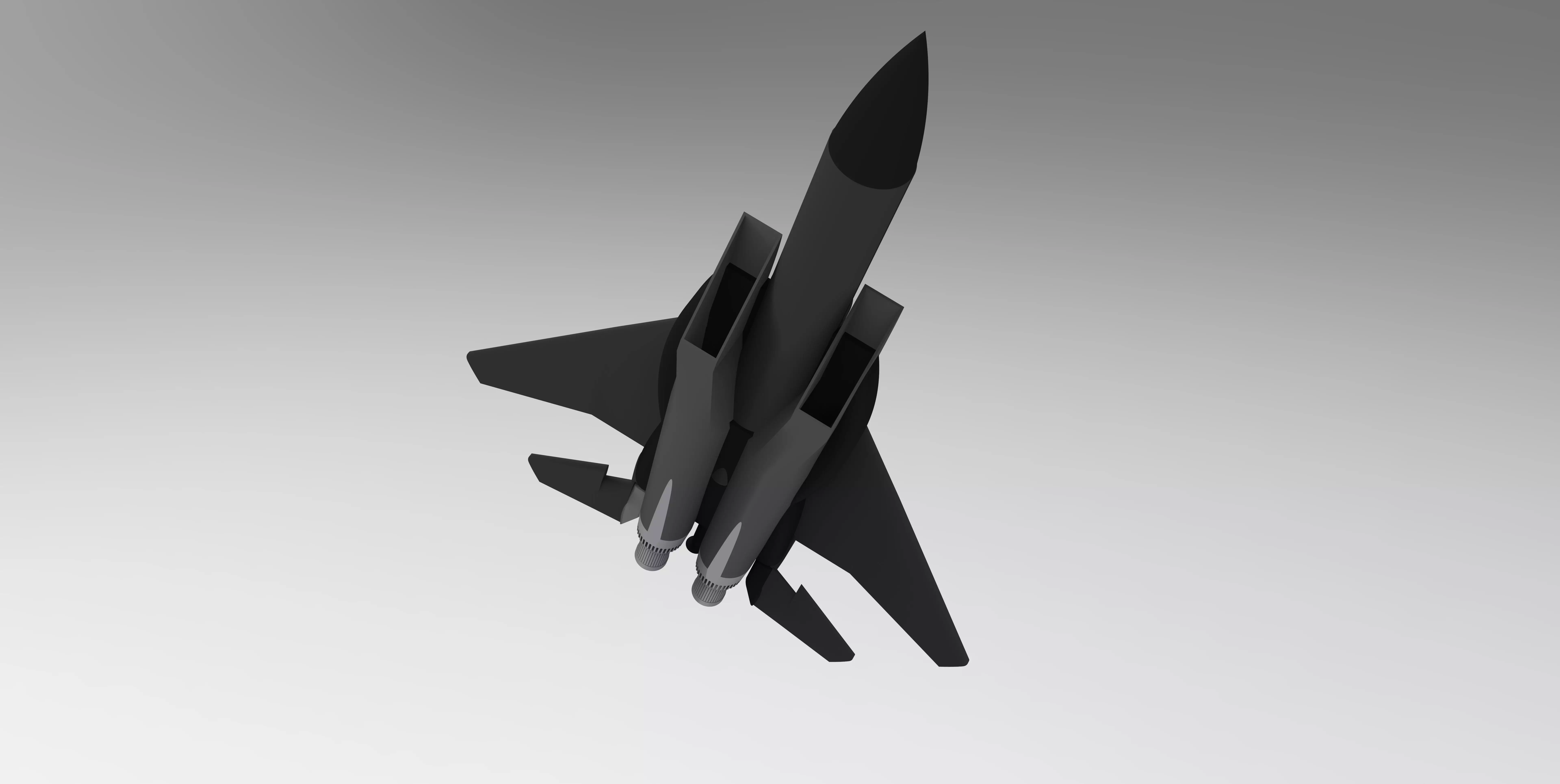 F15 aircraft model 3D model