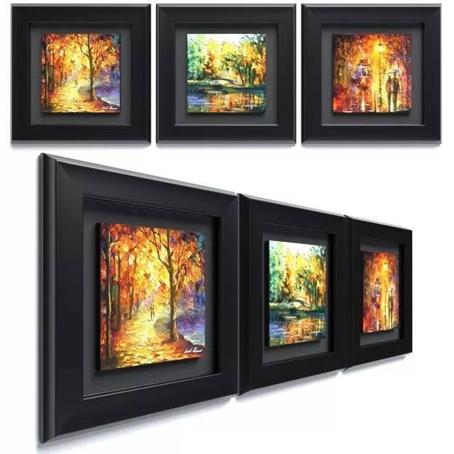 autumn frames 3 pieces 3D model