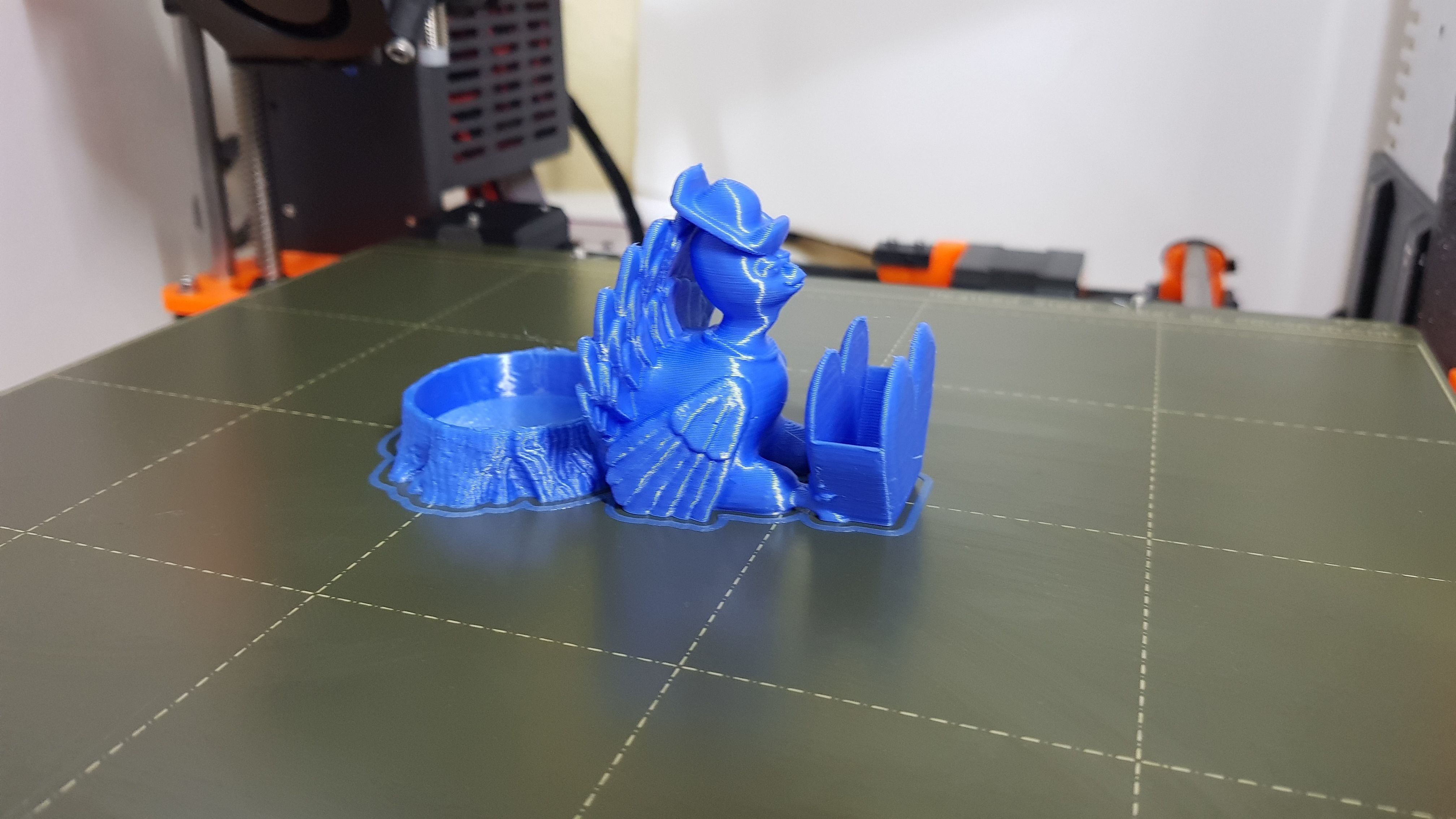 Animated Turkey Bird - Thanksgiving Christmas Valentine - Holder 3D print model_5