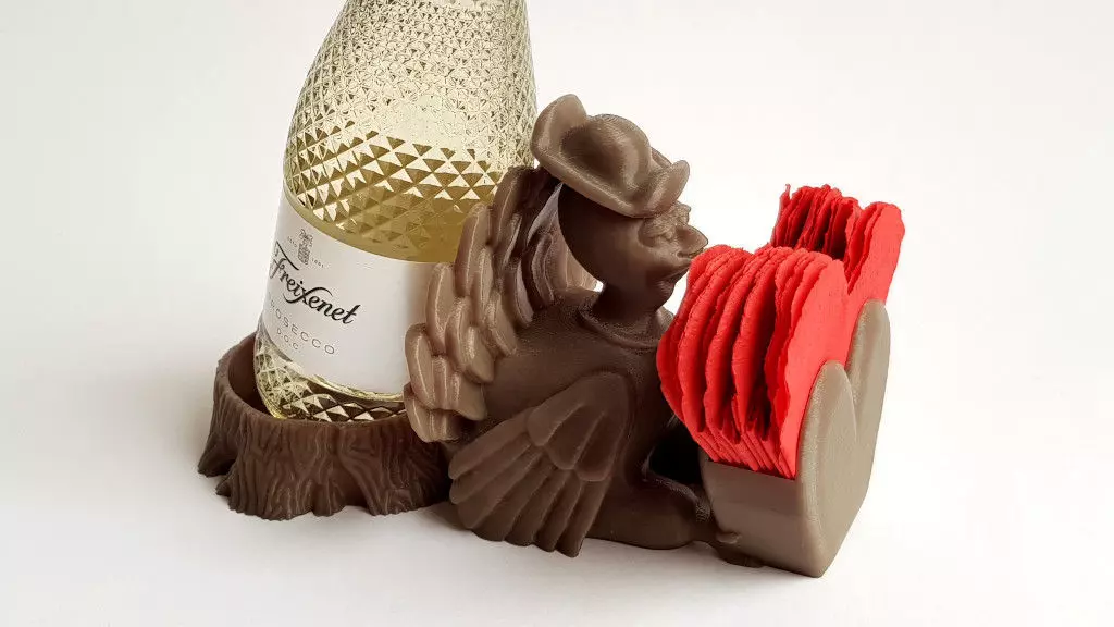 Animated Turkey Bird - Thanksgiving Christmas Valentine - Holder 3D print model_0