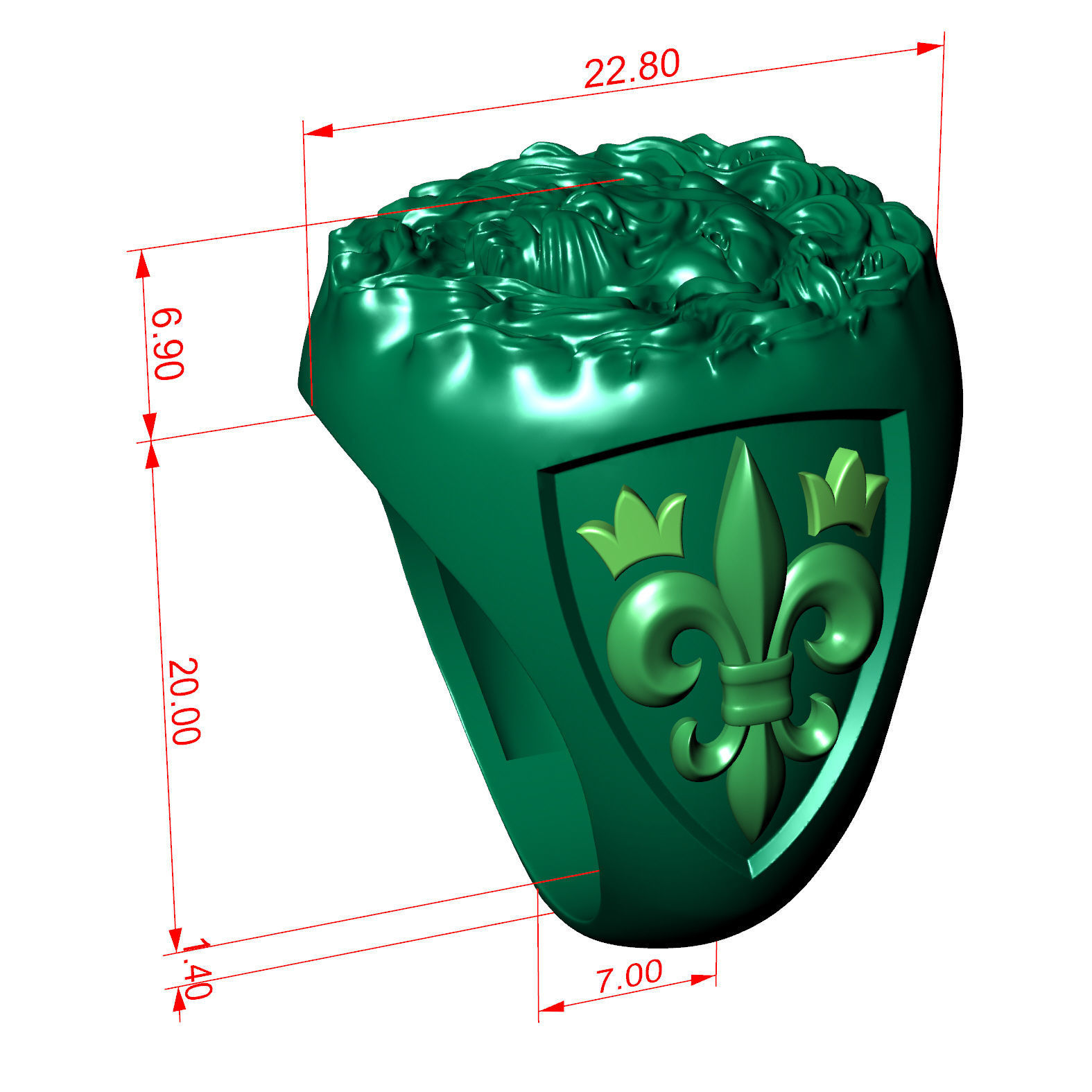 Ring The Lion King 3D print model_7