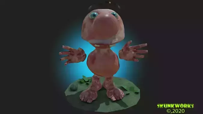 Meet Matthew the Meat Puppet Character Rigged