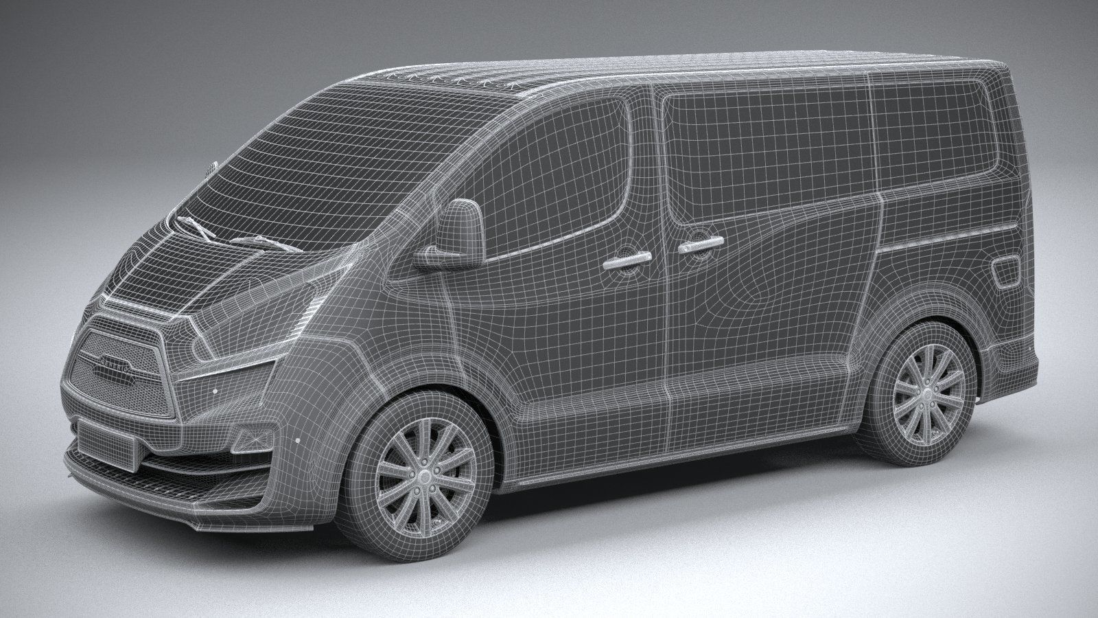 Generic Van Medium 2020 3D model_26