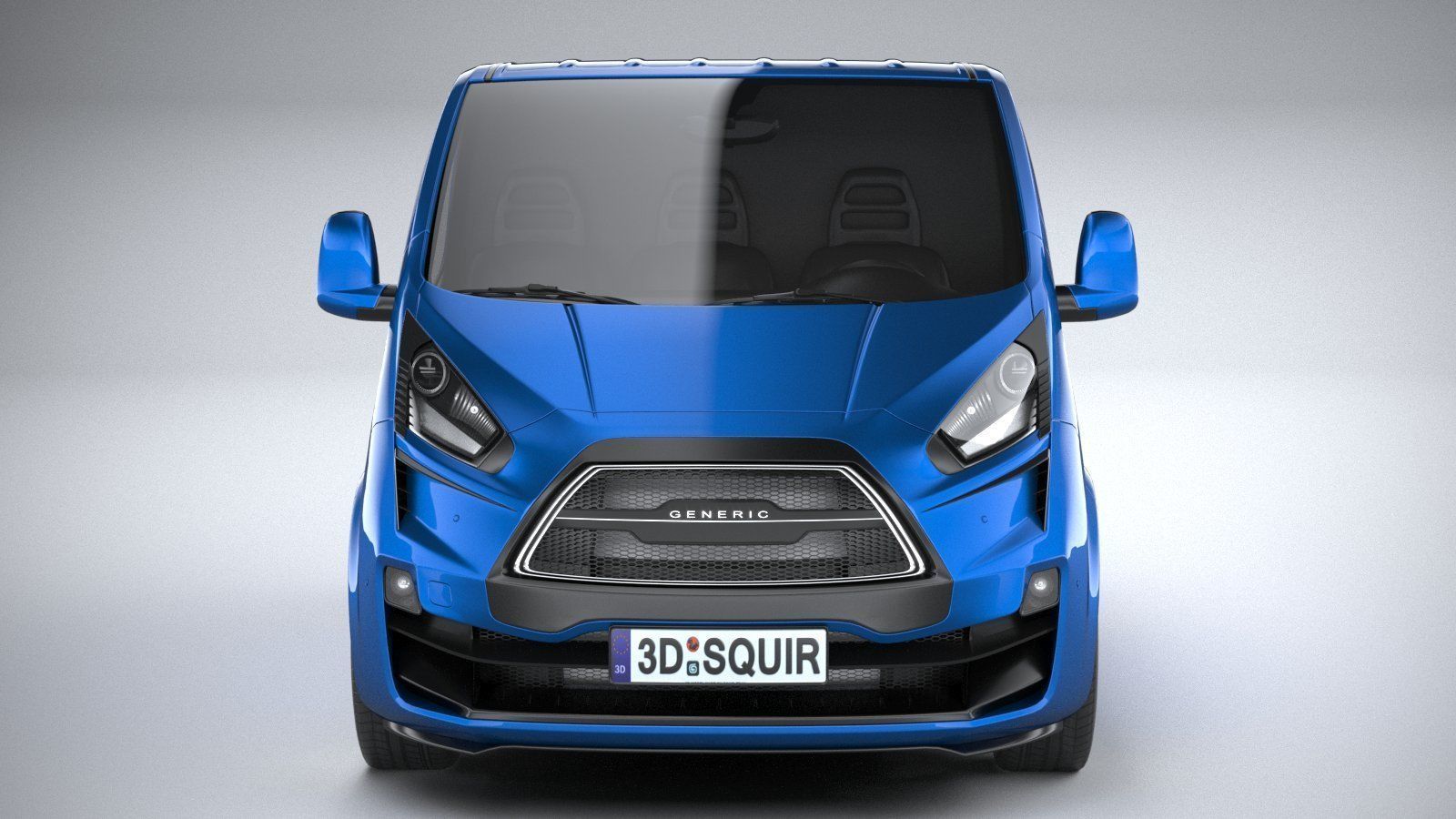 Generic Van Medium 2020 3D model_13