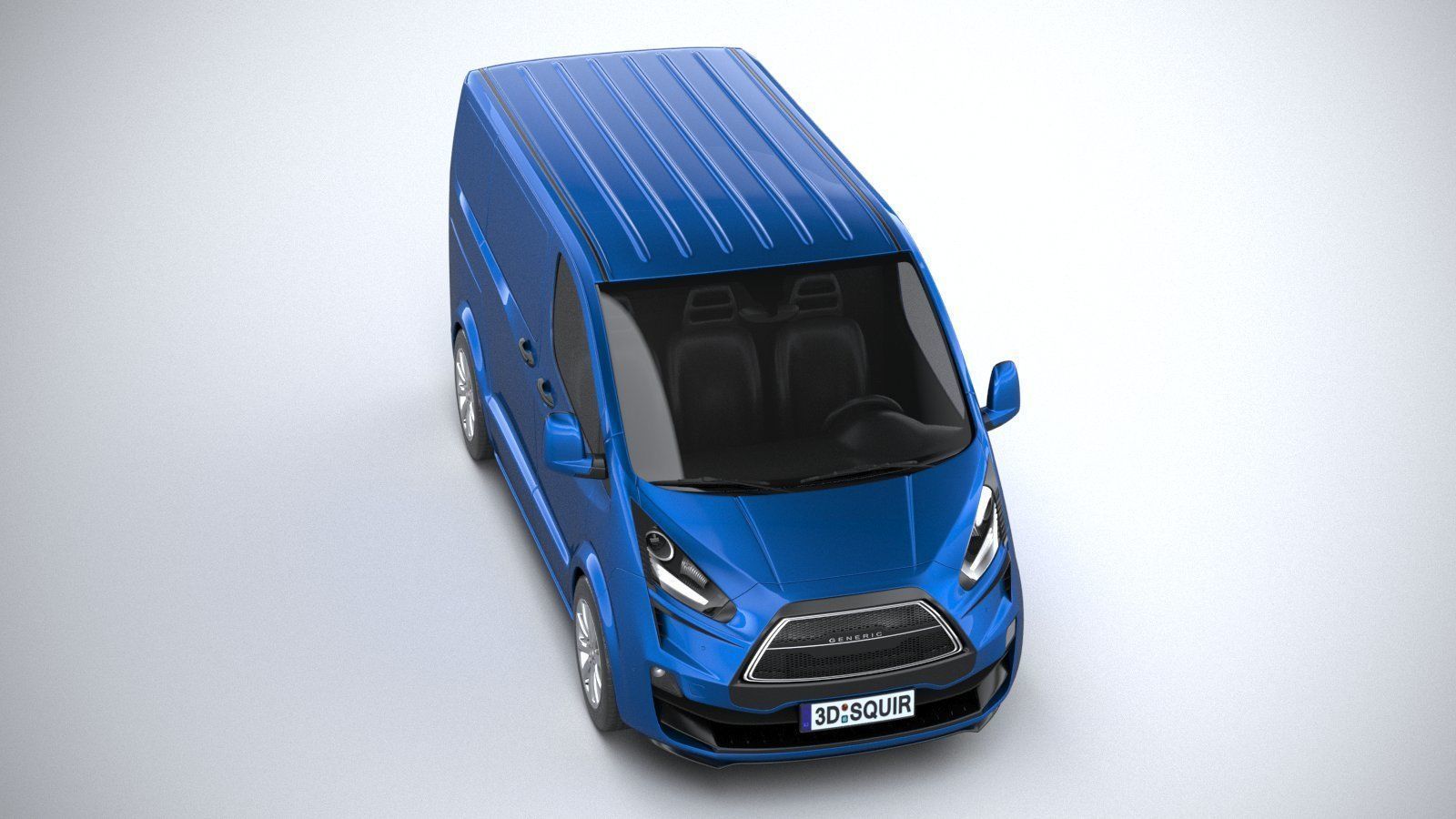 Generic Van Medium 2020 3D model_12
