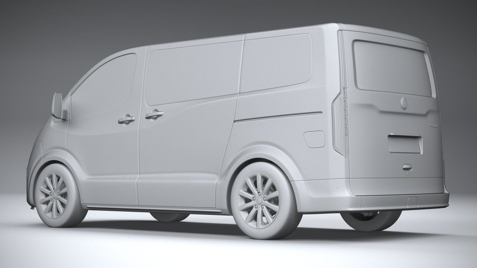 Generic Van Medium 2020 3D model_21