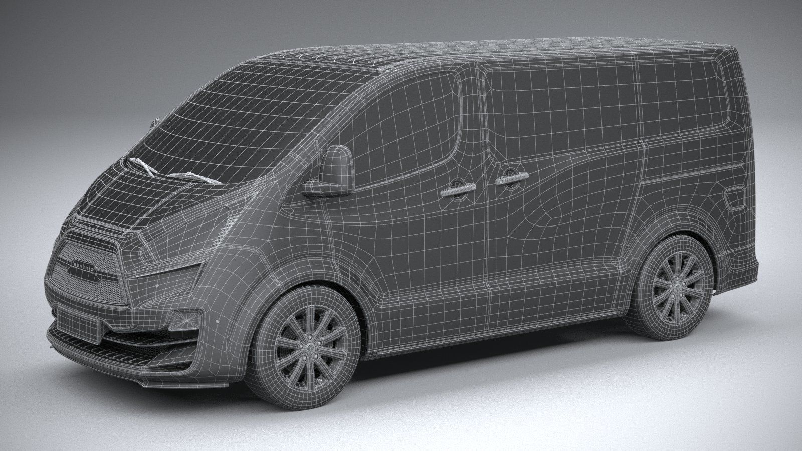 Generic Van Medium 2020 3D model_28