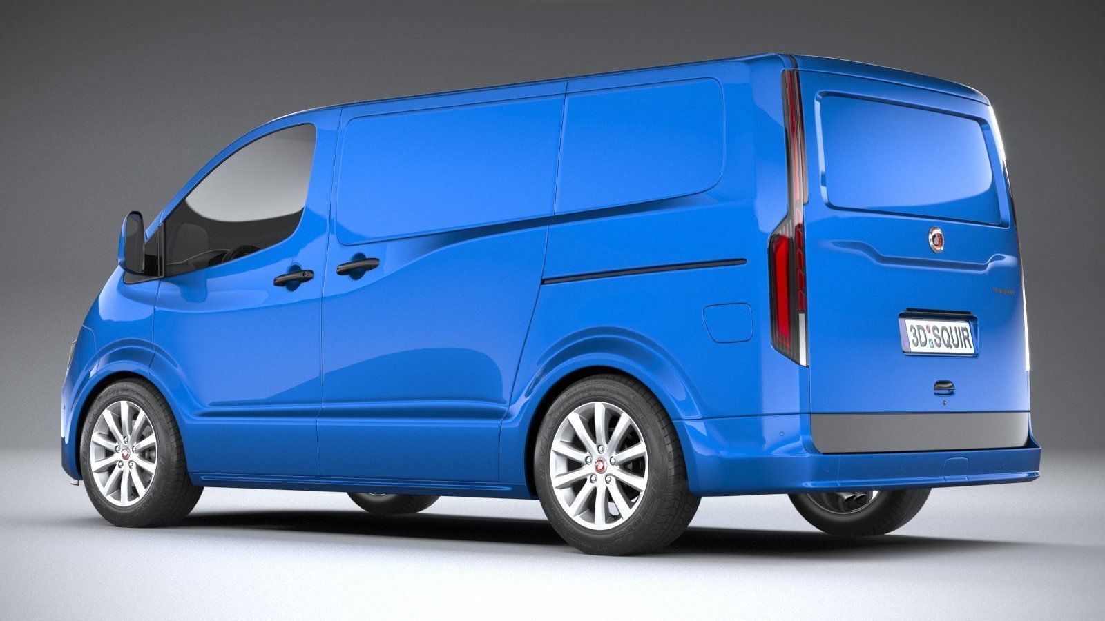Generic Van Medium 2020 3D model_5