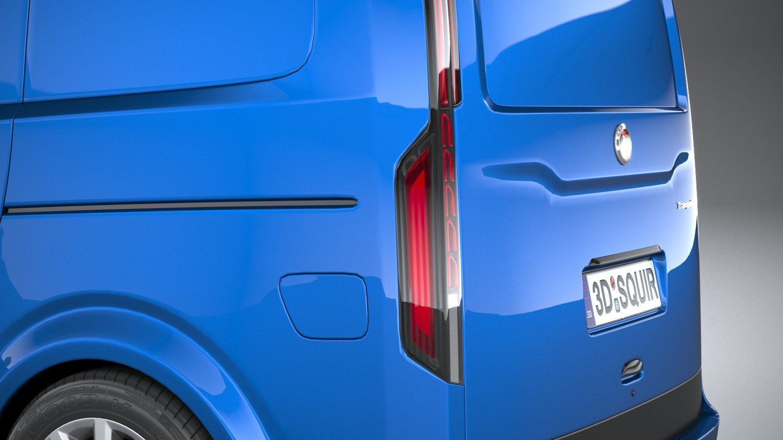 Generic Van Medium 2020 3D model_6