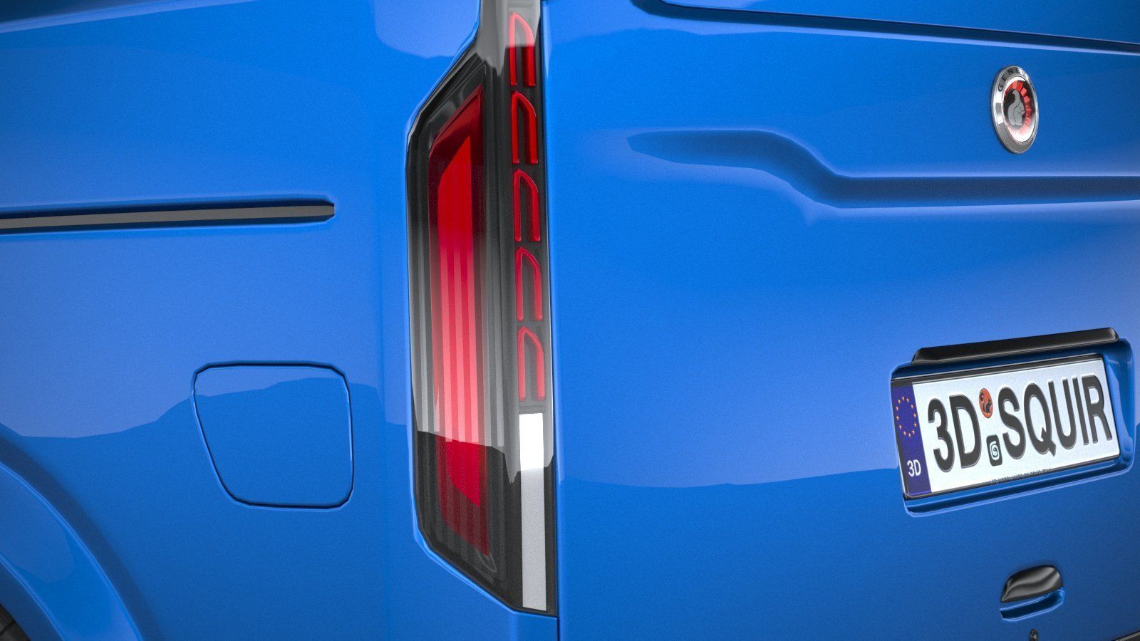 Generic Van Medium 2020 3D model_15