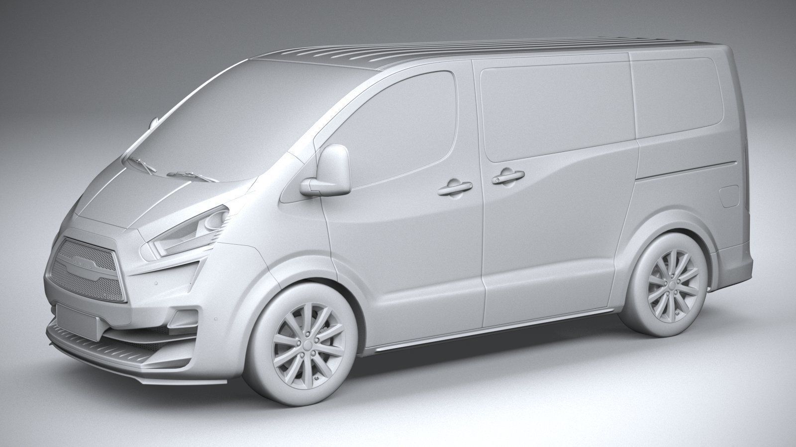 Generic Van Medium 2020 3D model_19