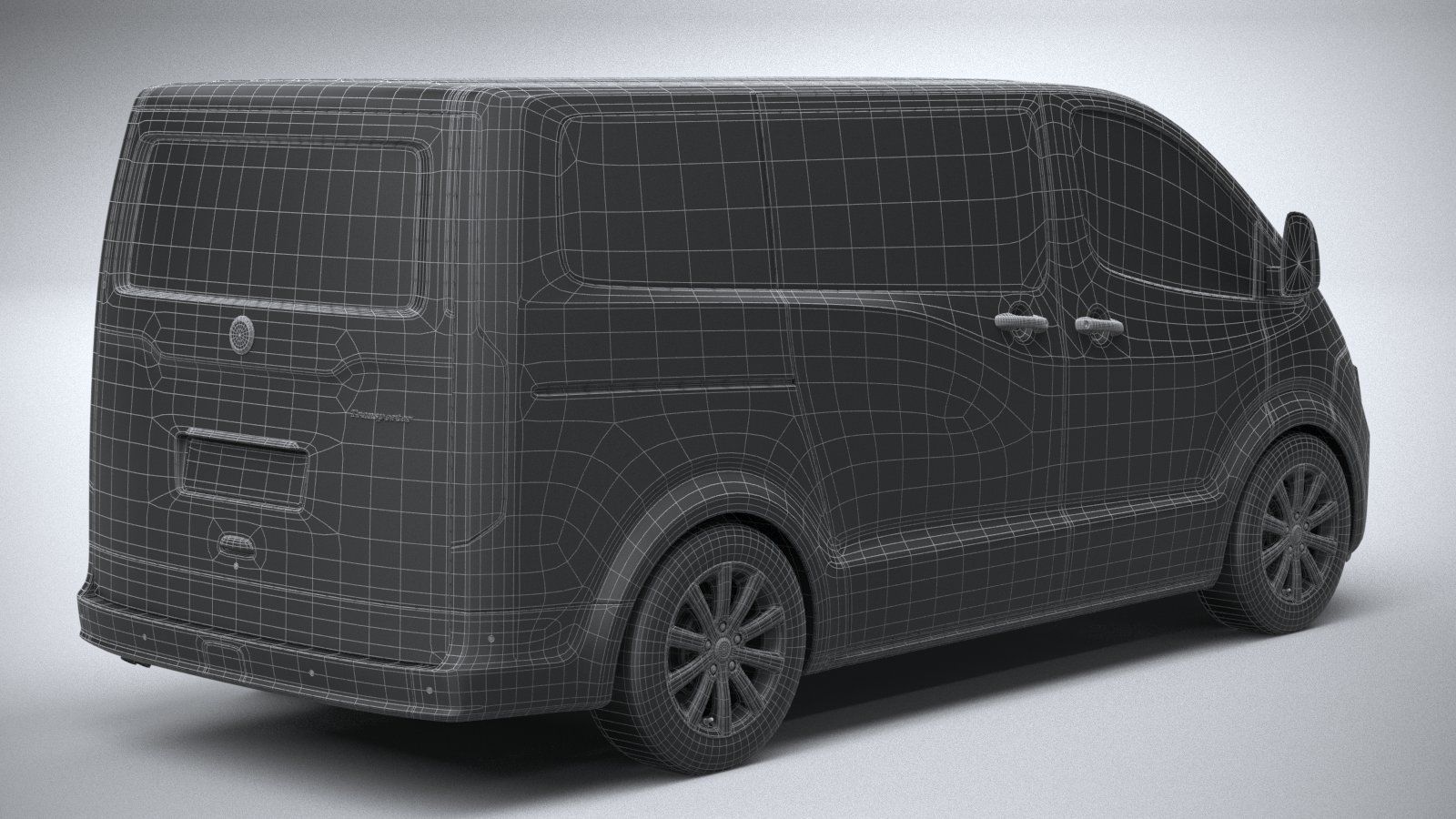 Generic Van Medium 2020 3D model_29