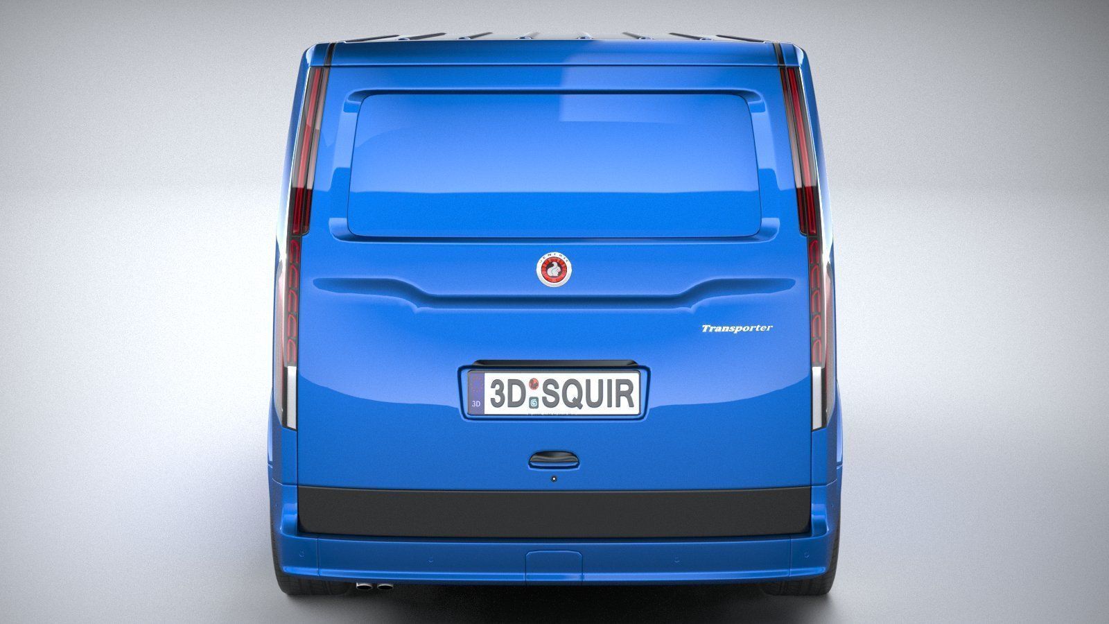 Generic Van Medium 2020 3D model_4