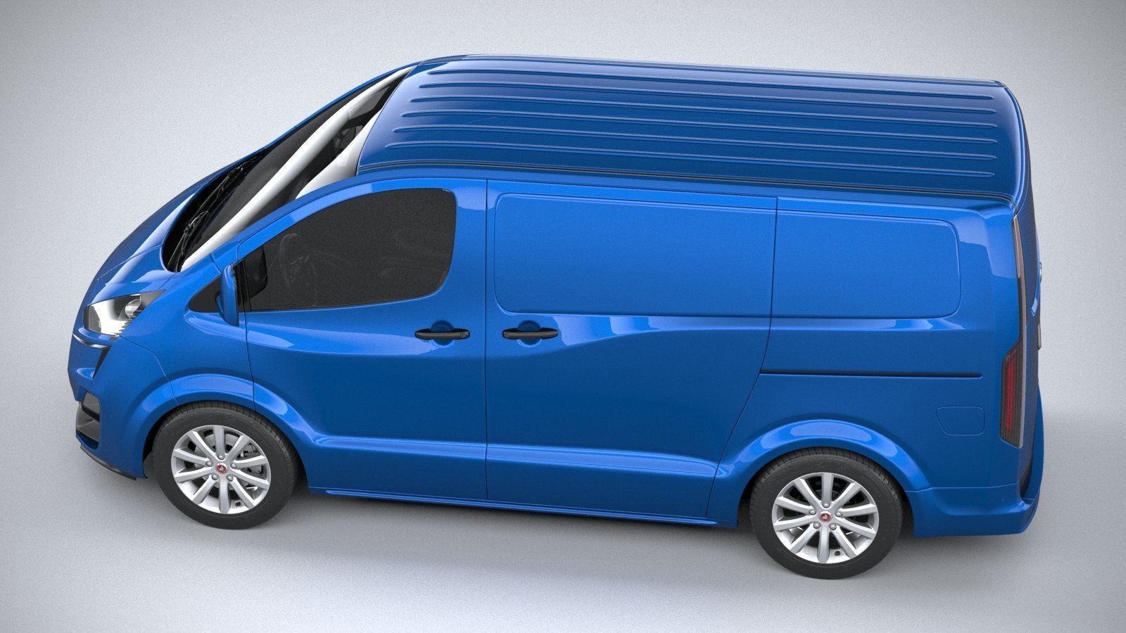 Generic Van Medium 2020 3D model_9