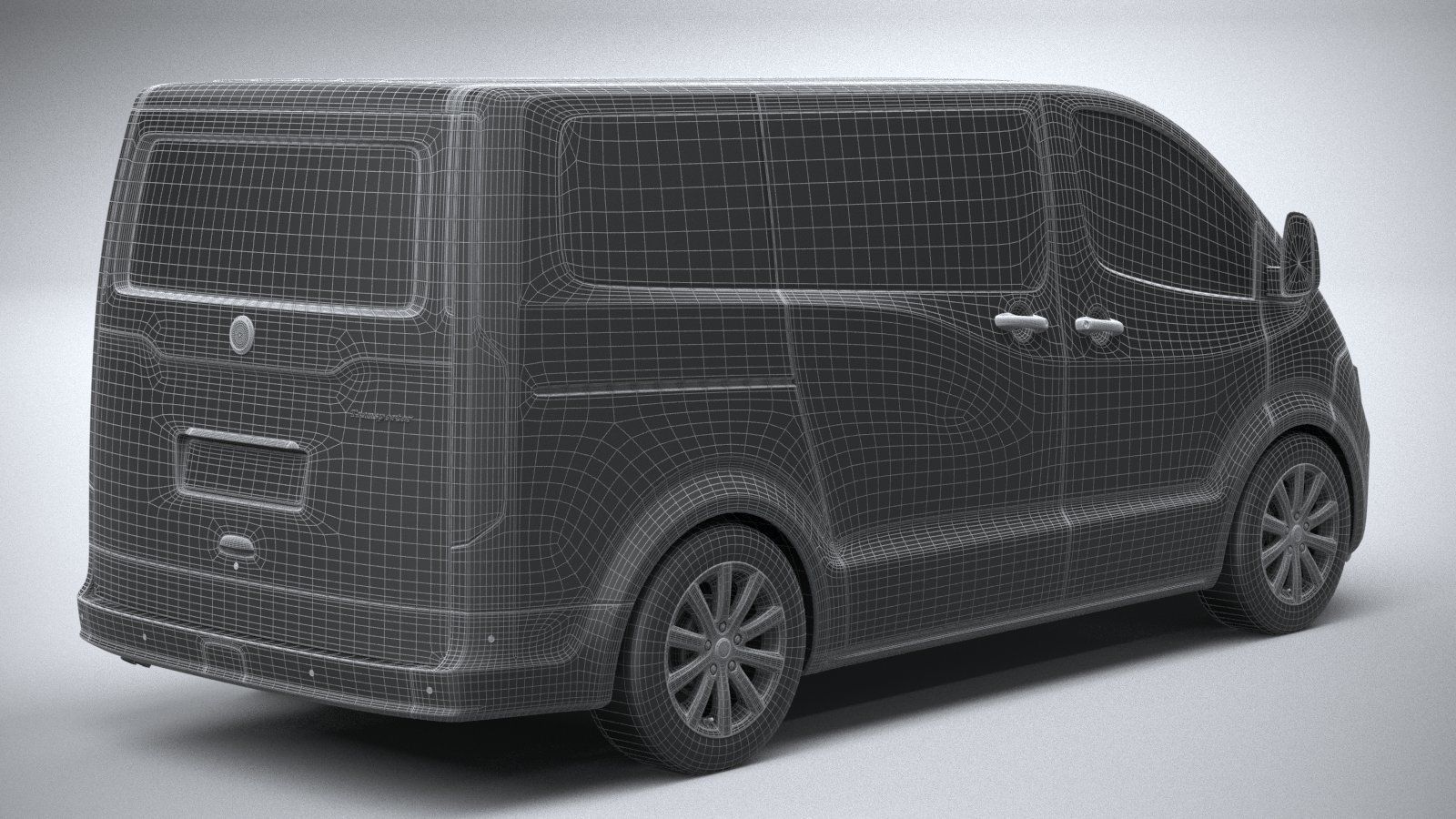 Generic Van Medium 2020 3D model_27
