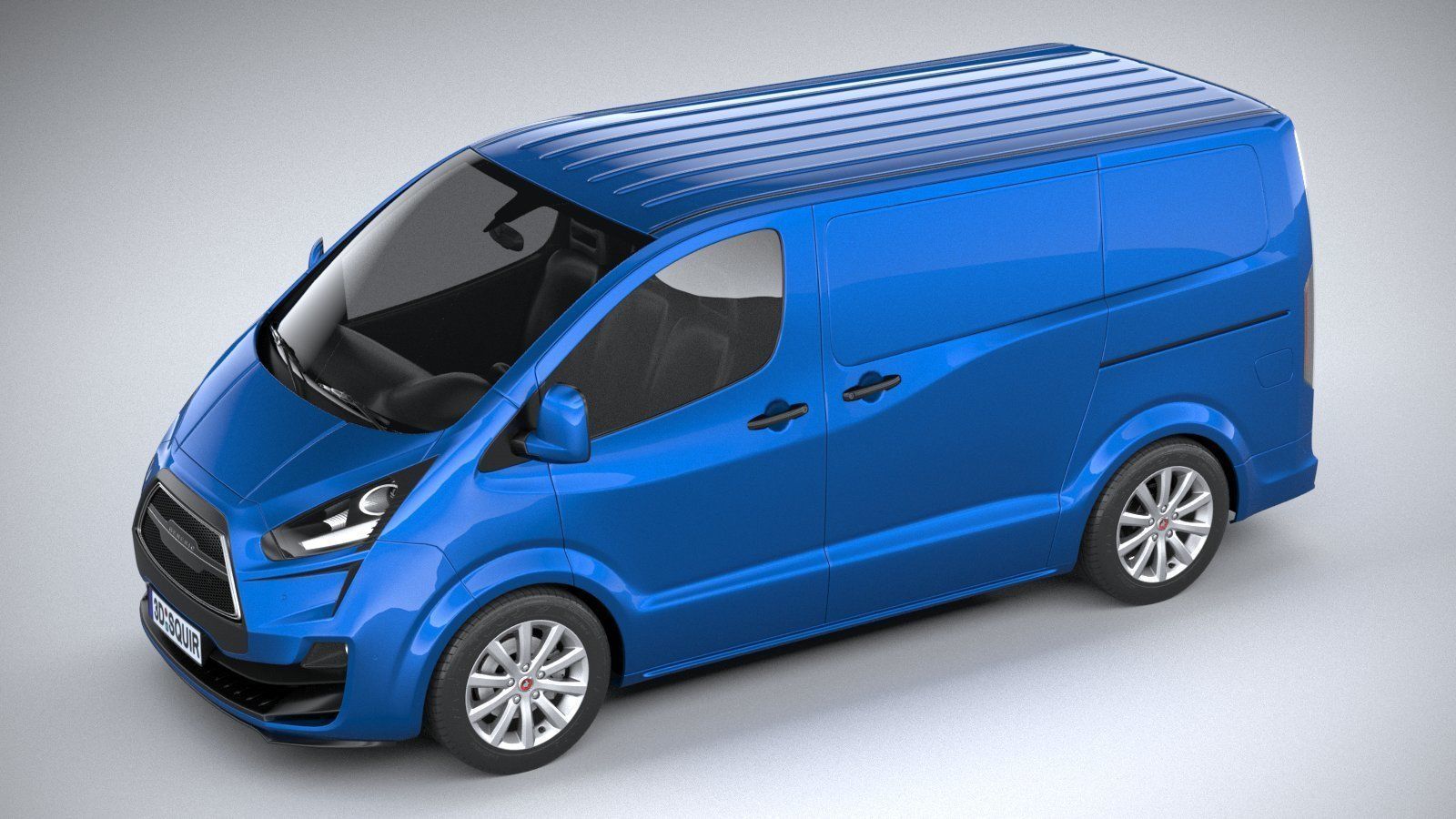 Generic Van Medium 2020 3D model_7