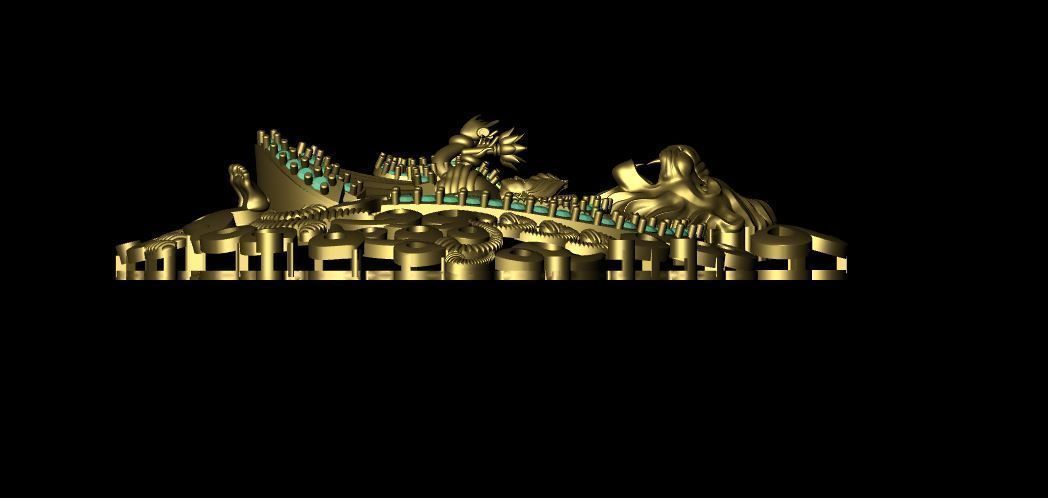 polki pendent 3D print model_3