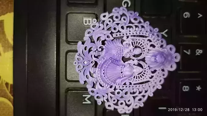 polki pendent 3D print model