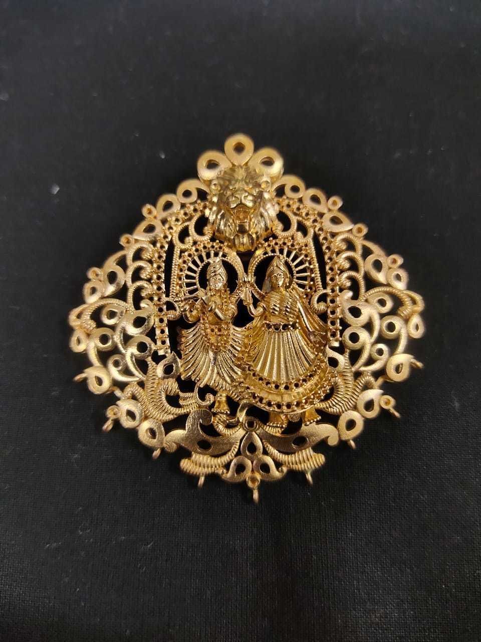 polki pendent 3D print model_1