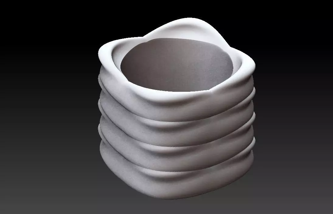  Extended pot 40 3D print model_0