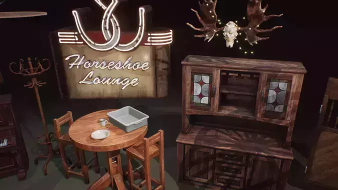 Game ready UE4 Furniture Realism Props