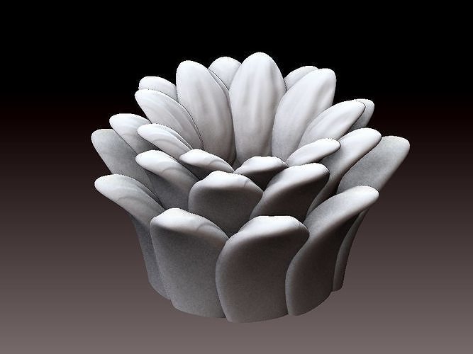 Extended pot 3 3D print model