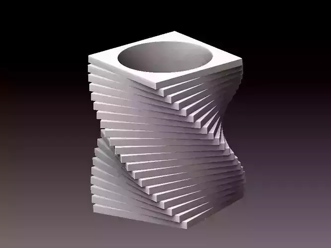 Extended pot 2 3D print model