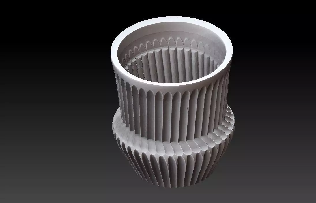 Extended pot 16 3D print model_0