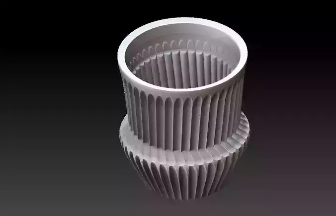 Extended pot 16 3D print model