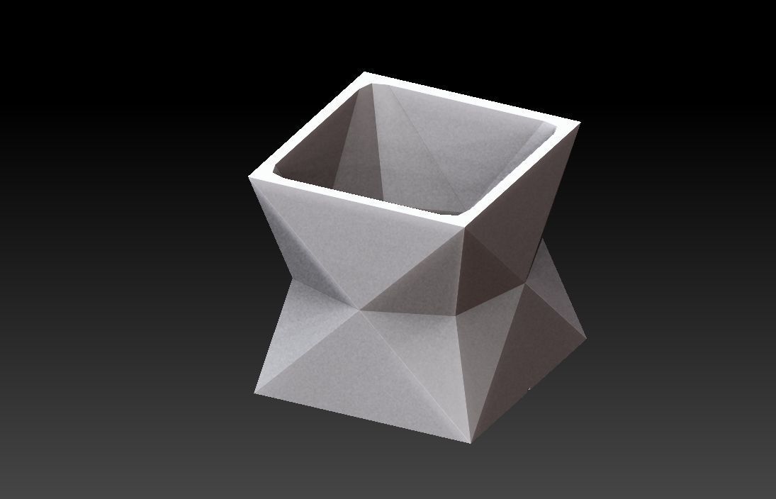 Extended pot 12 3D print model_1