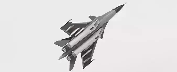 SU-MKI Aircraft 3d model