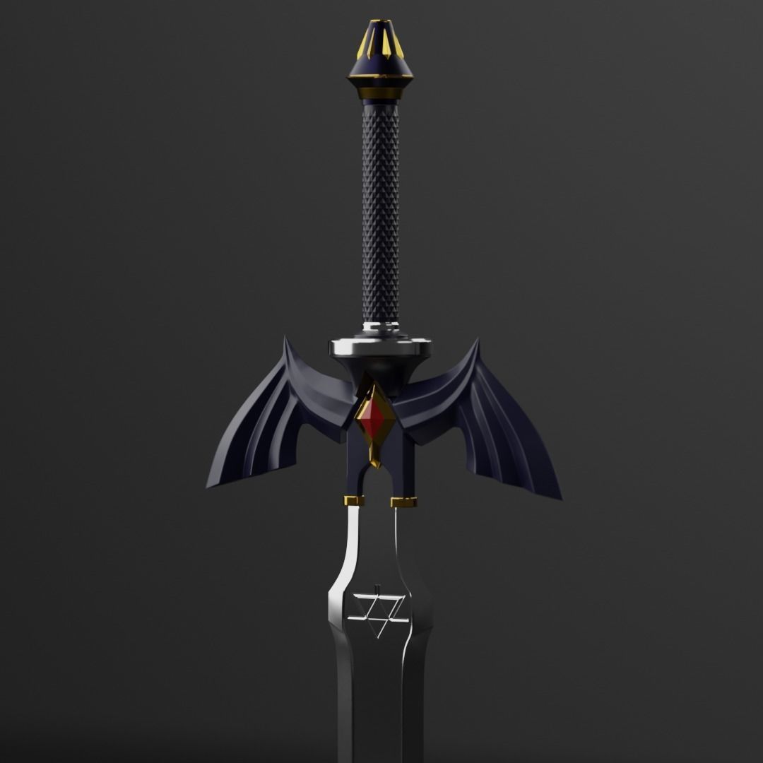 Zelda master sword 3D print model_6