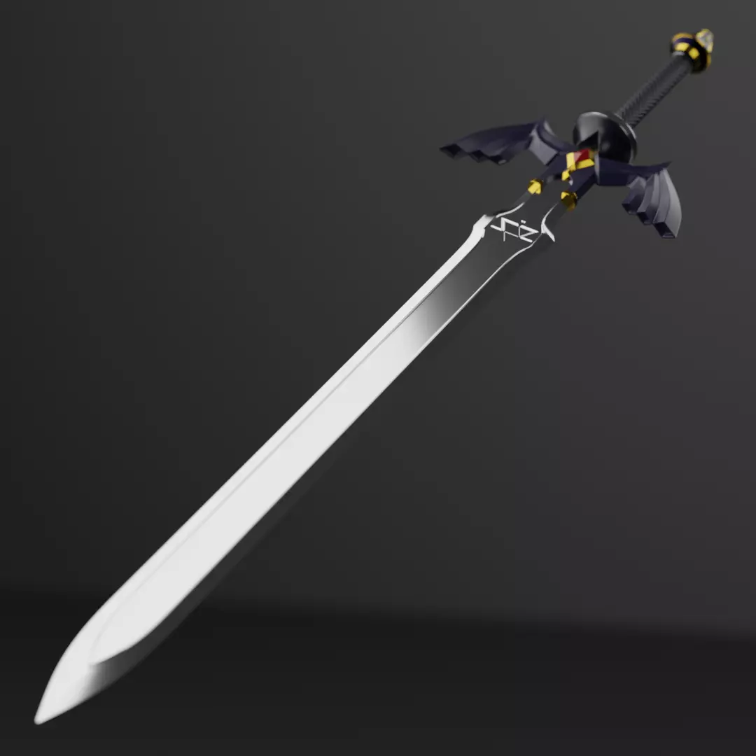 Zelda master sword 3D print model_0