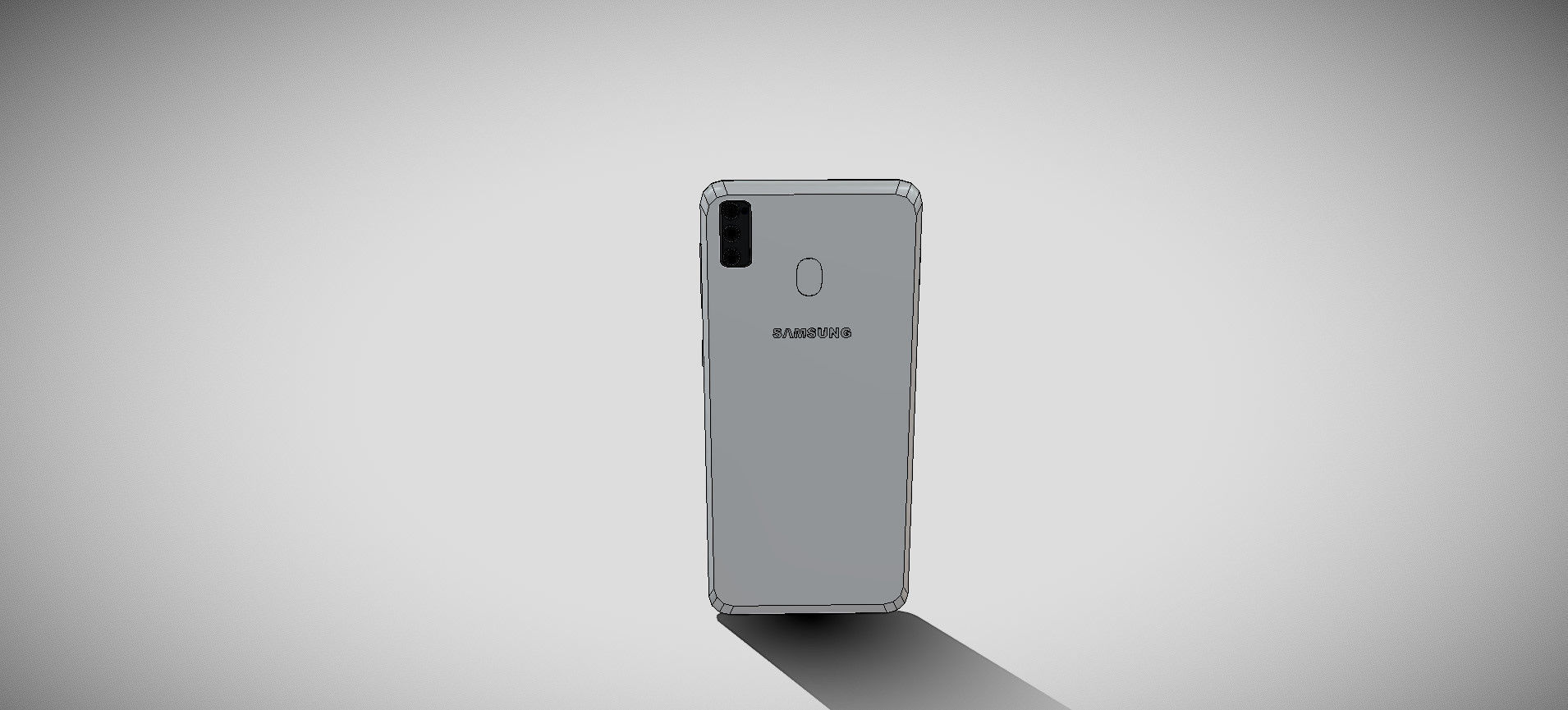 Samsung Galaxy M30s Mobile Phone 3D model_89