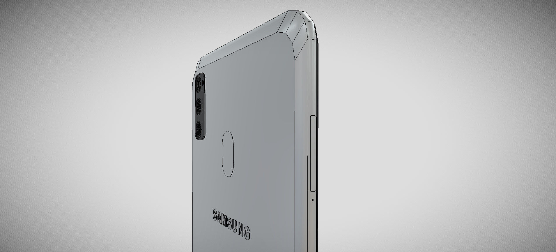 Samsung Galaxy M30s Mobile Phone 3D model_74