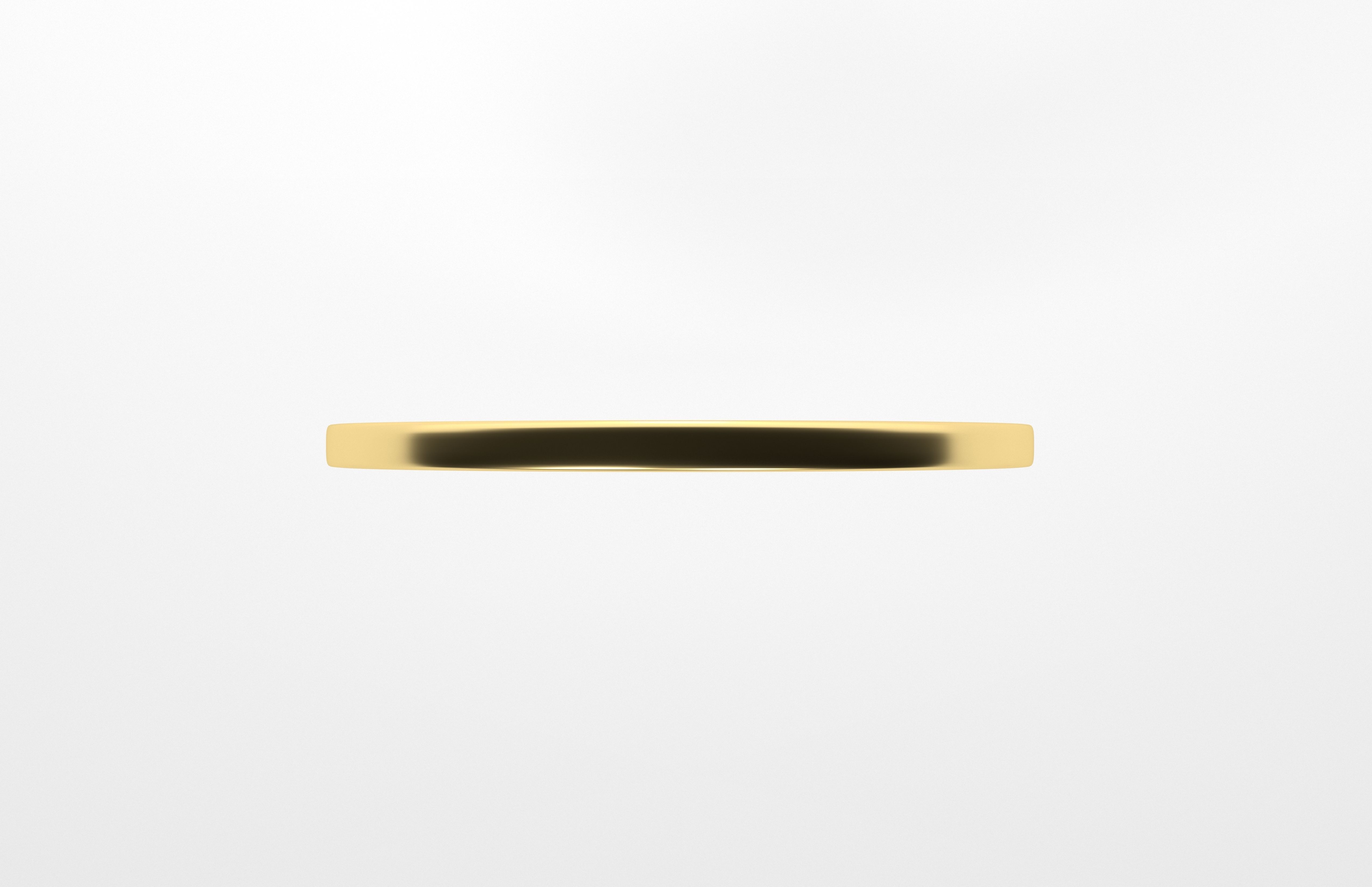 Chinese Coin v1 001 Low-poly 3D model_3