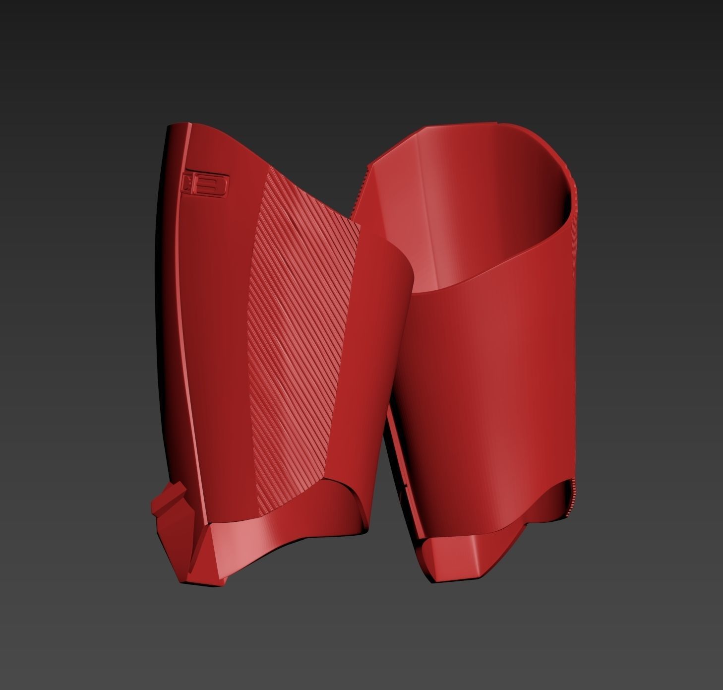 Star Wars The Rise of Skywalker Sith Trooper Thigh Armor  3D print model_3