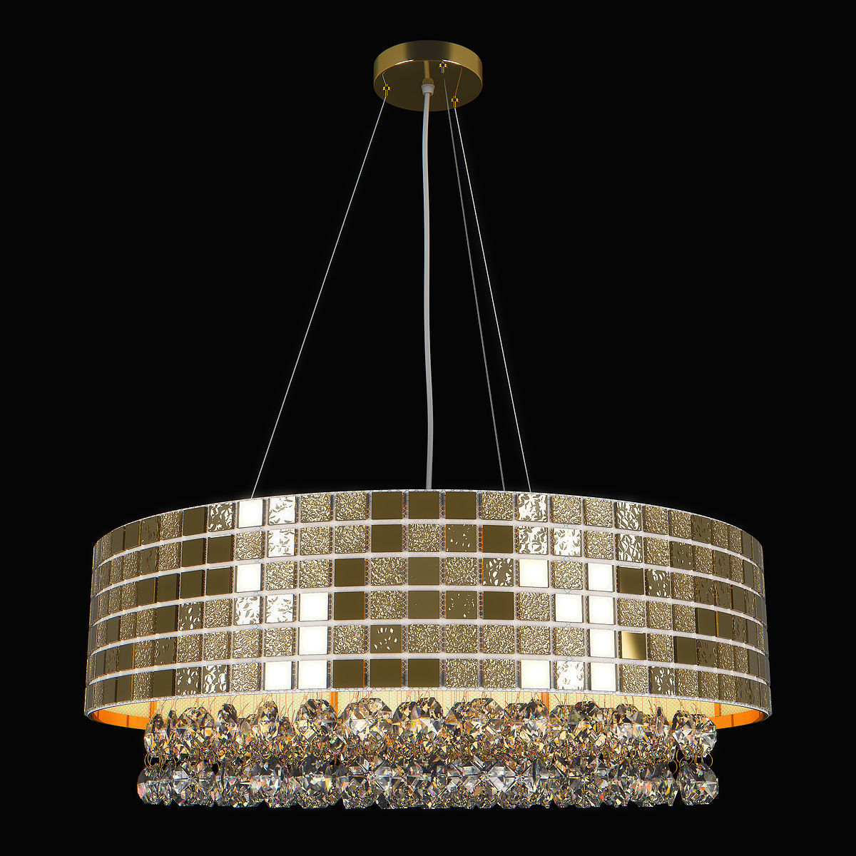 74316x Bezazz Lightstar Chandelier 3D model_3