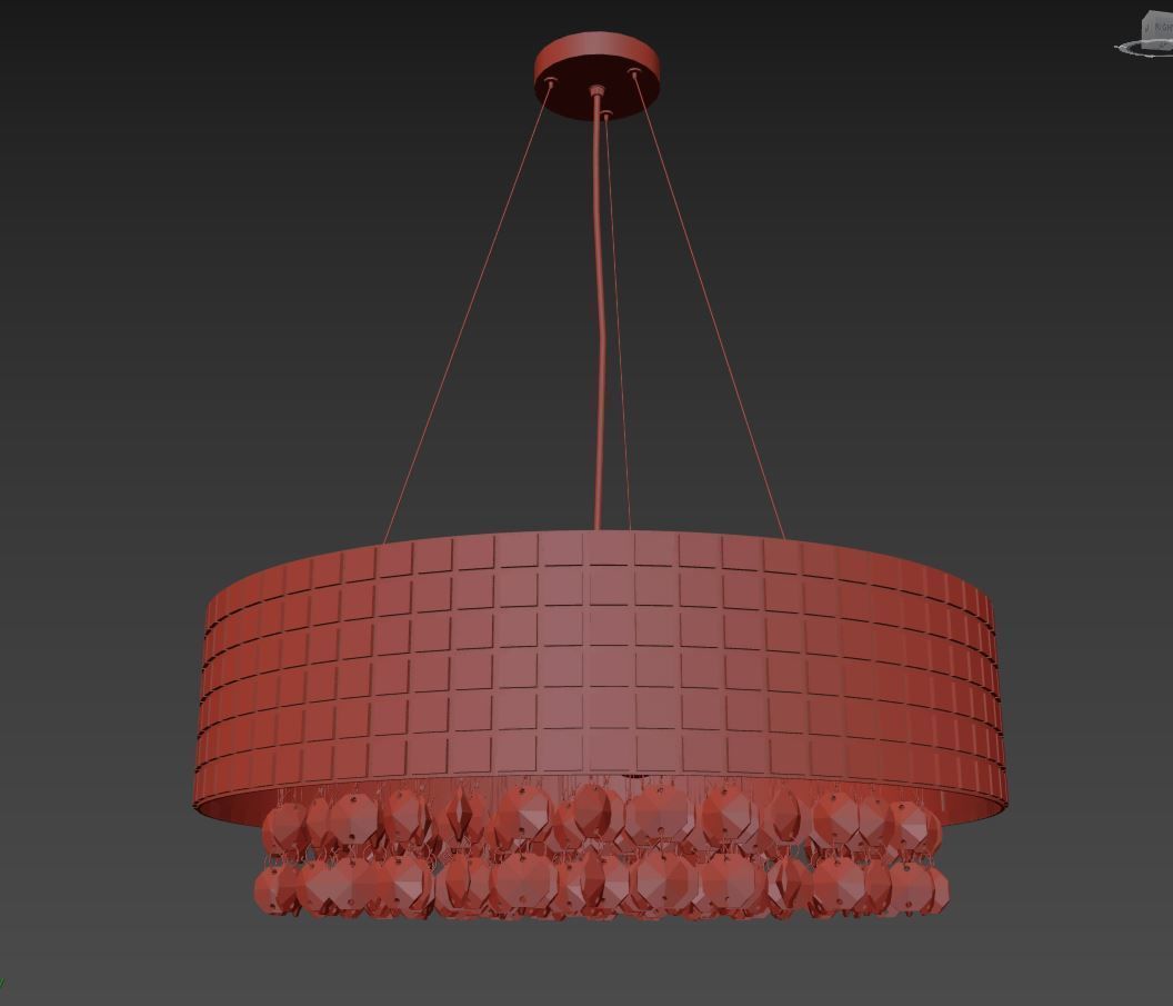 74316x Bezazz Lightstar Chandelier 3D model_11