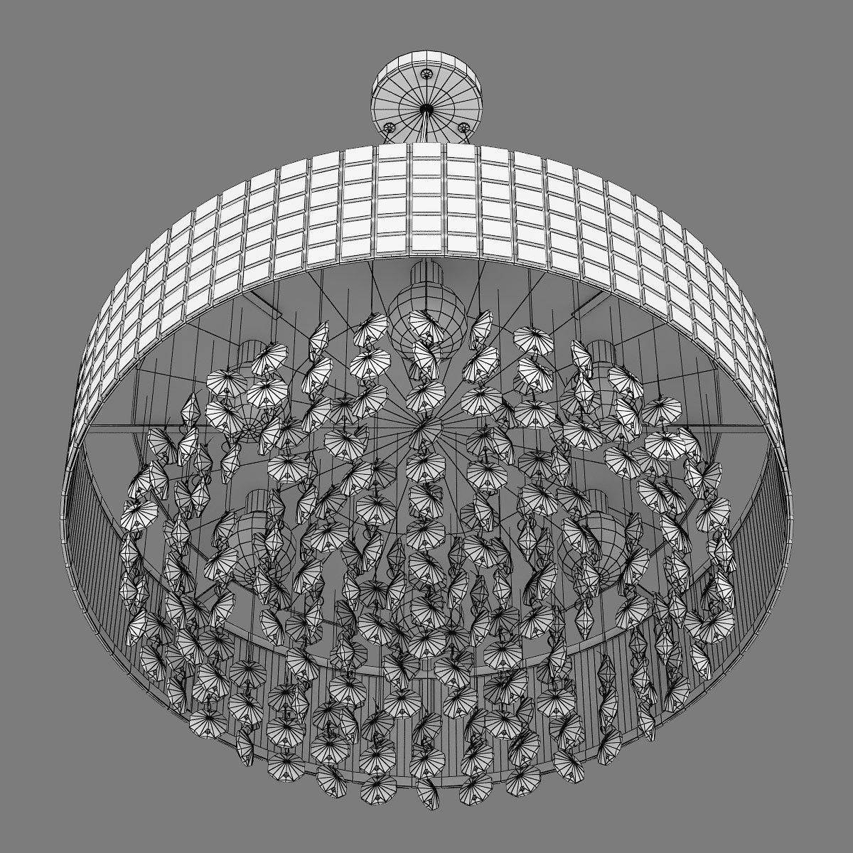74316x Bezazz Lightstar Chandelier 3D model_9