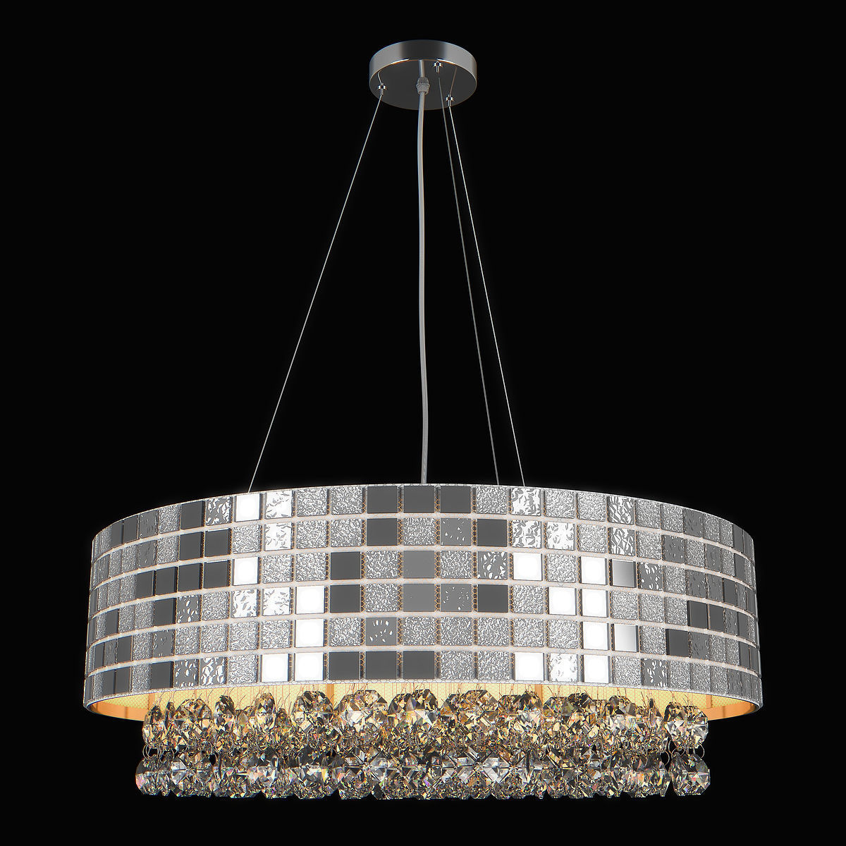 74316x Bezazz Lightstar Chandelier 3D model_6