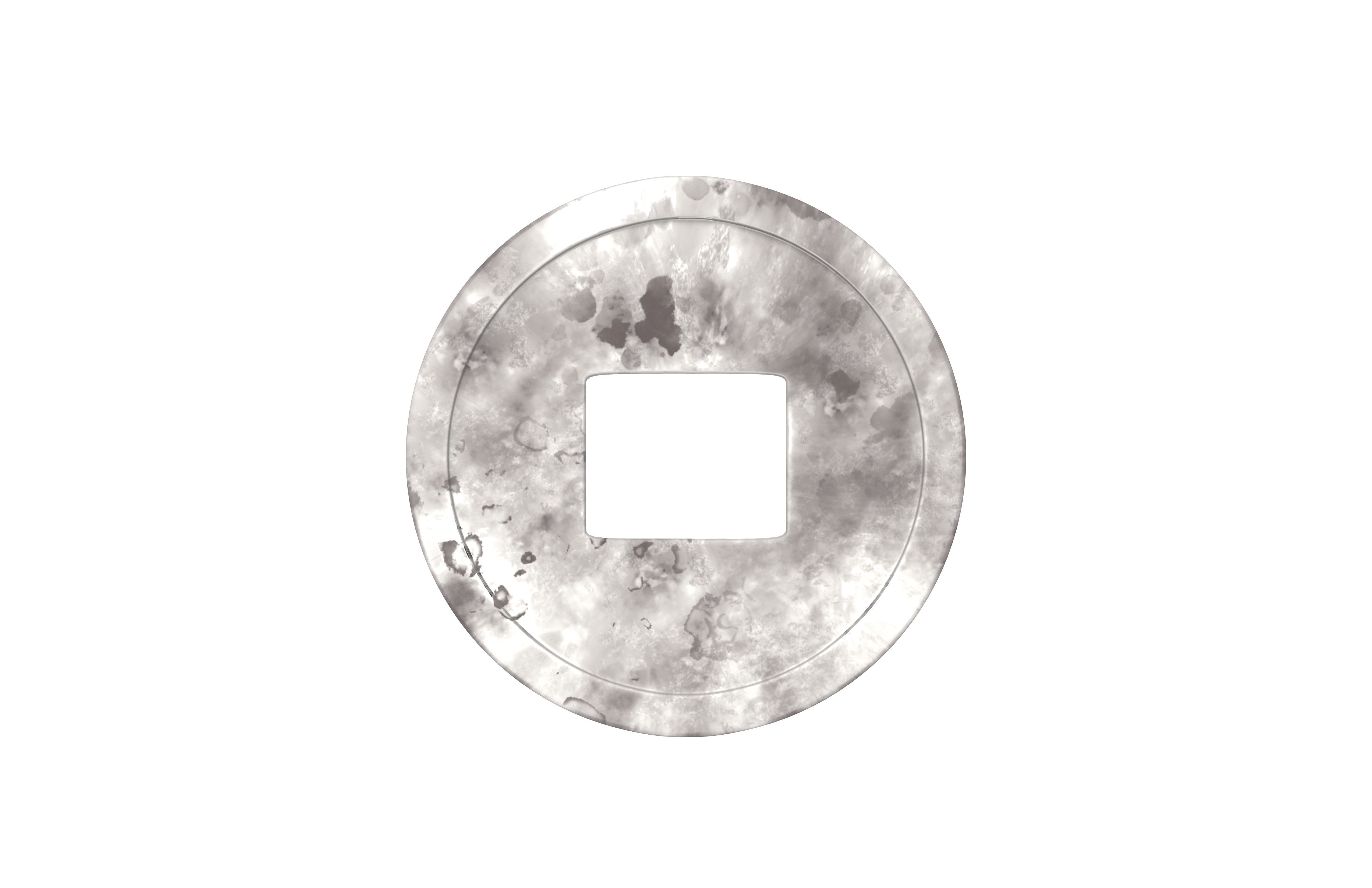 Chinese Coin v1 004 Low-poly 3D model_1